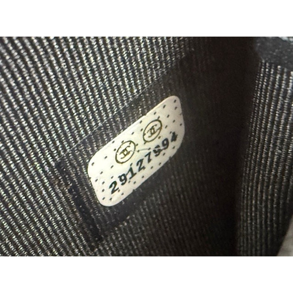 CHANEL BOY Zip Card Wallet Quilted Caviar Black & Gold BAG AND TAG AUTENTIC NEW! - Picture 8 of 8